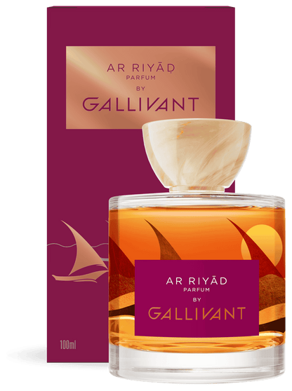 Ar Riyad niche fragrance in bottle with box